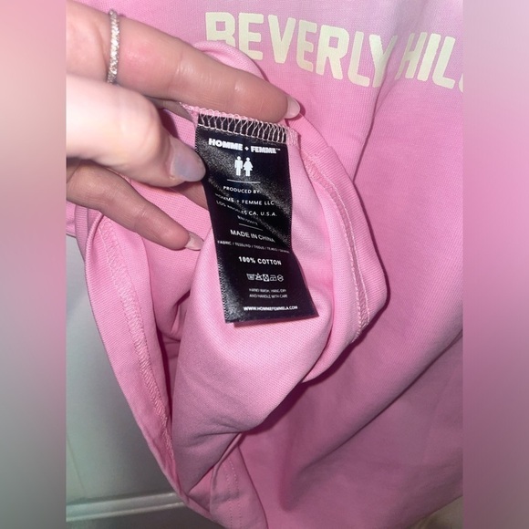Homme + Femme Beverly Hills T-Shirt Size M NWOT - Picture 5 of 5
